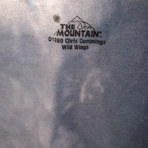 The Mountain Vintage 1999 Wild Wings Tee Shirt Chris Cummings XL 25 p2p x 29 - Picture 14 of 14